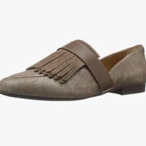 NIB G.H. Bass Harlow D’Orsie Elegant Metallic Mocha Loafers for Women